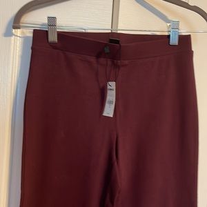 NWT Express burgendy leggings in size XS